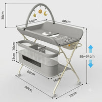 Table à langer pliable avec arche d'éveil | Langéo