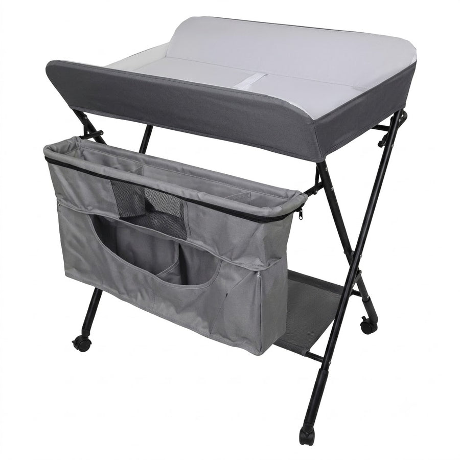 Table à langer pliable avec panier de rangement | Langéo