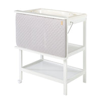 Table à langer baignoire blanche en bois laqué | Langéo