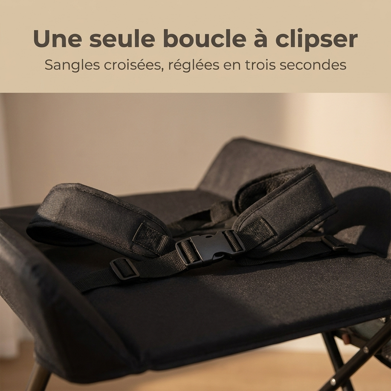 Table à langer Langéo à hauteur étudiée pour ménager le dos