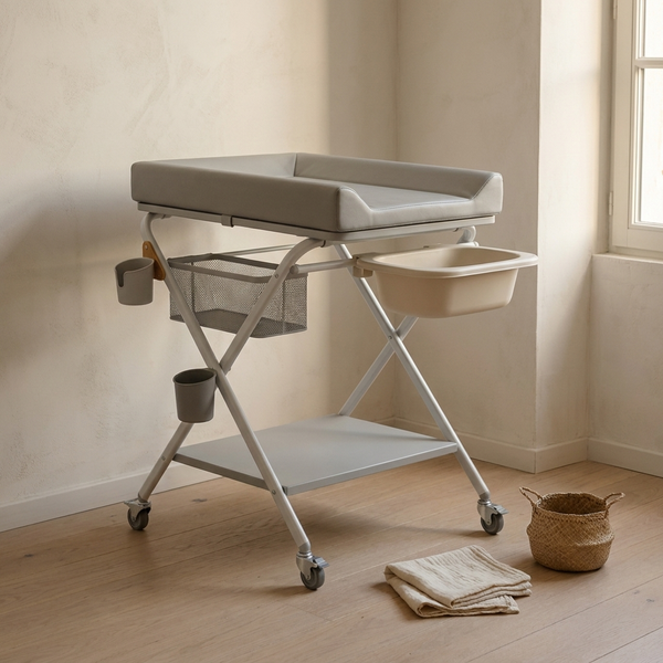 Table à langer pliable minimaliste Langéo