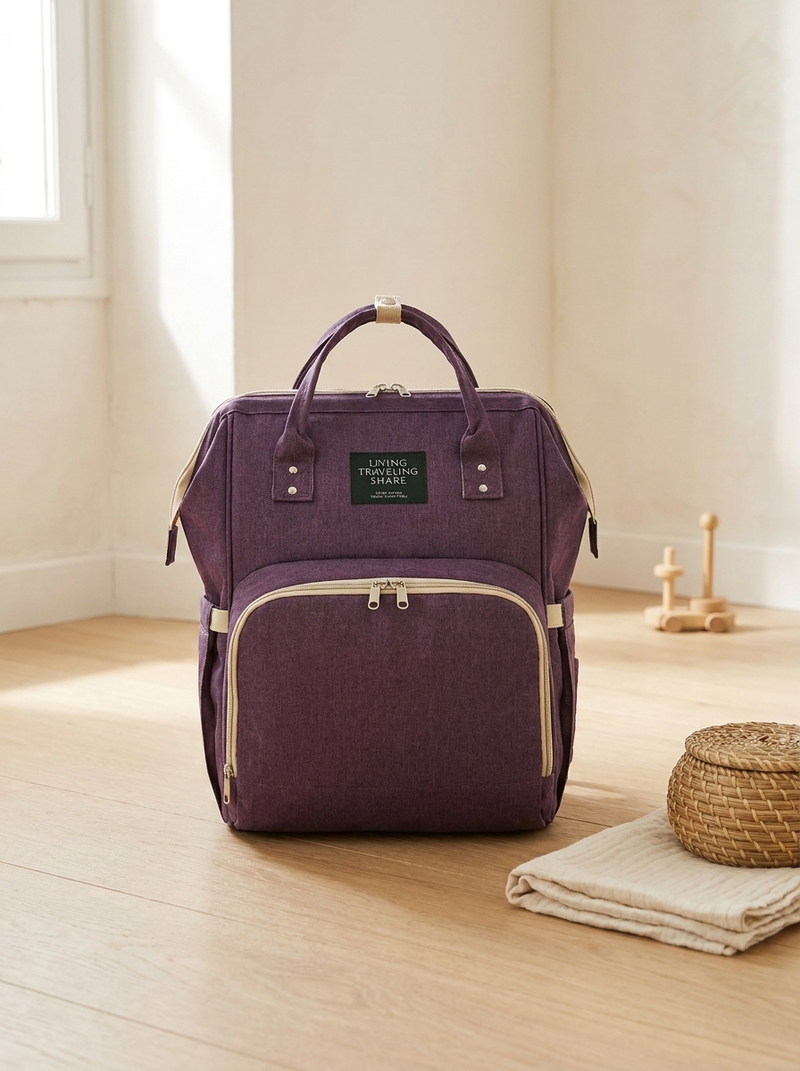 Sac à langer Langéo, tissu résistant facile à nettoyer