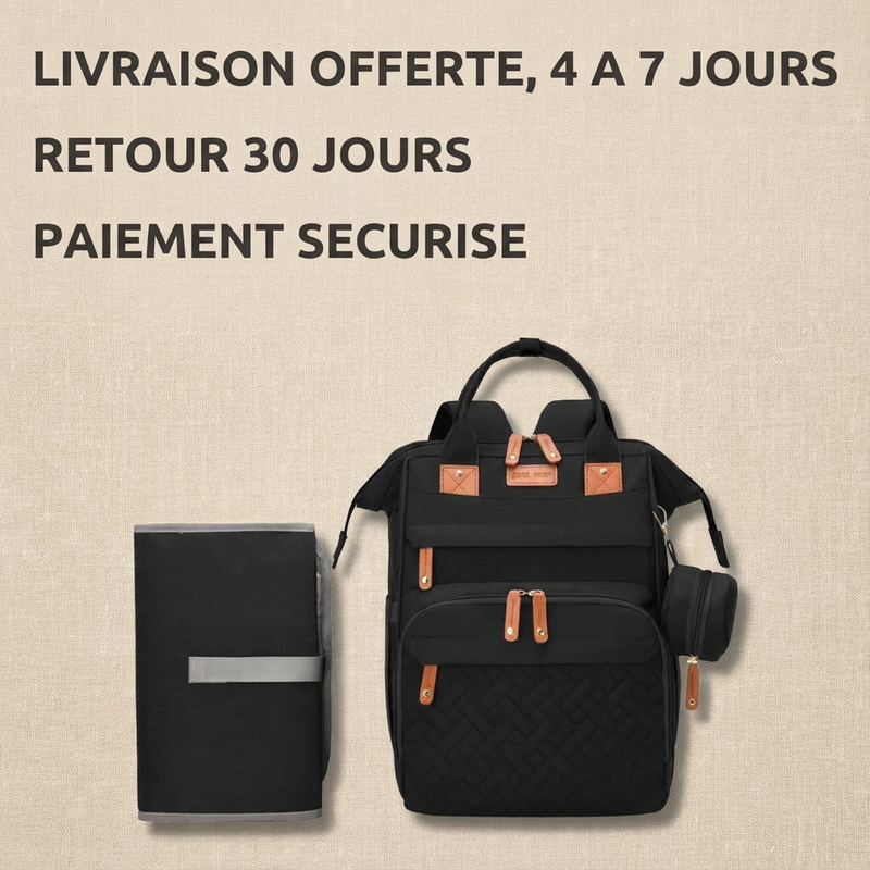 Sac à langer Langéo, coloris de la gamme