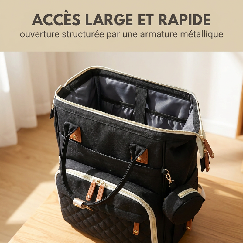 Compartiments séparés du sac à langer Langéo