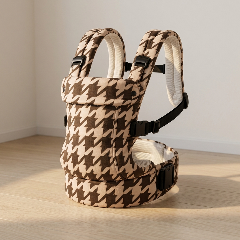 Porte-bébé ergonomique Langéo, finition léopard