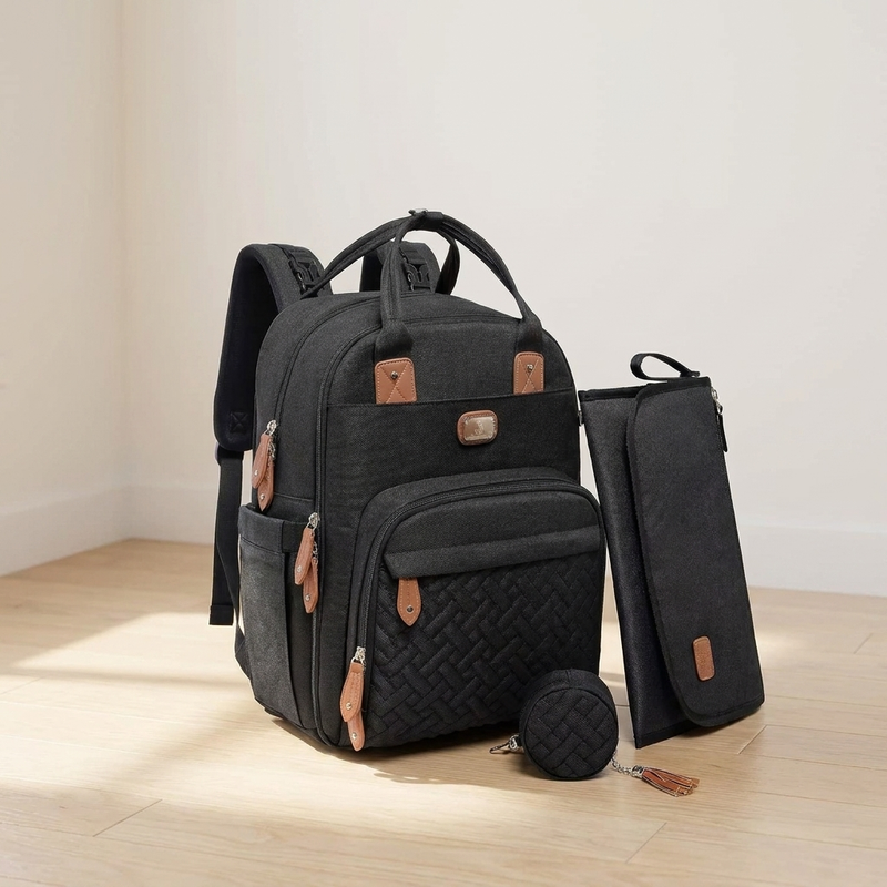Sac à langer multifonction Langéo à 18 poches
