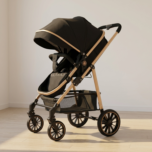 Poussette 3 en 1 réversible Langéo avec nacelle, 6,5 kg