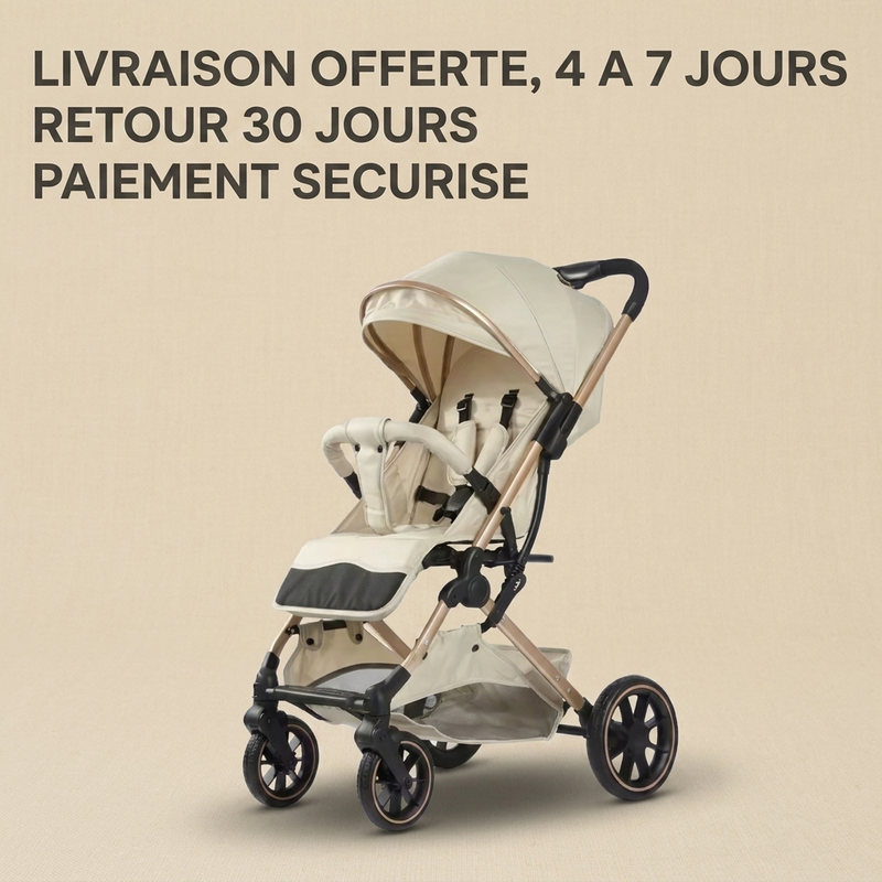 Housse coupe-vent et pluie incluse avec la poussette Langéo
