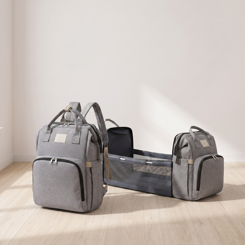 Sac à langer Langéo, poche avant pour les essentiels